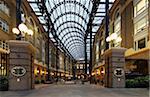 England, London. Hays Galleria is a major riverside tourist attraction on the Jubilee Walk in the London Borough of Southwark situated on the south bank of the River Thames.