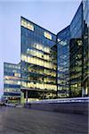 England, London. Office Building at London City Hall on the River Thames.