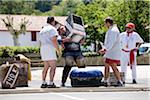 Basque games, Saint Pee, Pyrenees Atlantiques, Aquitaine, France