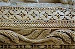 Arles; Bouches du Rhone, France; Detail of sculpture on the Romanesque styled church of St.Trophime