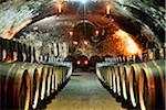 Wine cellar, castle Johannisburg, Rhine district, Hesse, Germany