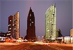 Potsdamer Platz, the new Centre of Berlin in Winter. Germany