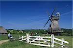 Windmühle in das Freilichtmuseum Molfsee, Schleswig-Holstein, Deutschland