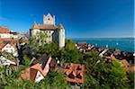 Alte Burg Meersburg, Bodensee, Baden-Württemberg, Deutschland