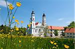 Monastery, Irrsee, Allgaeu, Bavaria, Germany