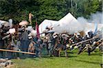 Traditionelle Prozession von Wallenstein in Memmingen, Allgäu, Bayern, Deutschland