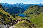 Lake Alpsee, Nebelhorn, Allgaeu, Bavaria, Germany