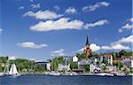 Harbour of Flensburg, Schleswig-Holstein, Germany