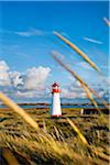 Lighthouse List west, Ellenbogen, Sylt Island, North Frisian Islands, Schleswig Holstein, Germany