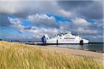 Ferry pour le Danemark, liste, île de Sylt, îles de la Frise du Nord, Schleswig-Holstein, Allemagne