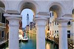 Kanal und Kirche, Venedig, Veneto, Italien