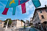 Piazza Maggiore, Feltre, Dolomites, Veneto, Italy