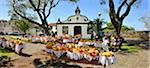 Holy Spirit (Espirito Santo) festivities at Bandeiras. This kind of bread, called Vesperas, is a delicacy. Pico, Azores islands, Portugal