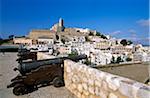 Die Altstadt von Ibiza-Stadt, Ibiza, Balearen, Spanien