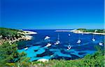 Bay nearby Portinatx, Ibiza, Balearic Islands, Spain