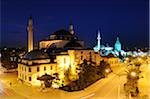 The Mausoleum and museum of Mevlana Rumi founder of the dervish philosophy. Konya, Turkey, Asia