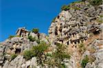 Rock Tombs in Myra, Lycia, Turquoise Coast, Turkey