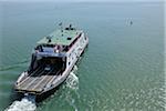 Ferry on Bodensee, Friedrichshafen, Baden-Wurttemberg, Germany