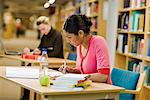 A female student at the university, Stockholm, Sweden.