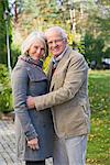 Senior couple taking a walk, Sweden.