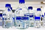 Bottles in a laboratory, Sweden.