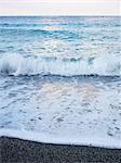 Waves by beach, Turkey.