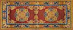 traditional chinese textile and carpet pattern prints background