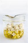Feta Cheese marinated in olive oil and herbs