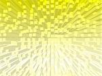 An abstract background with cubes and yellow colour