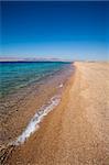 empty beach on a sunny day