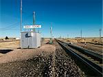 Railroad tracks in East Texas