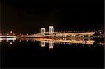 The night of Sai Van bridge in Macau