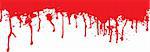 Blood splat header ideal for the top of a page