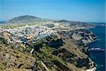 Landscape of Thera, Santorini(Greece)