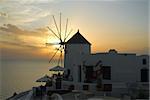 View from Oia Village,Santorini Island, Greece