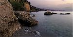 Dusky seascape picture from Kalamata, Greece