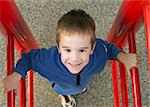 Child Having Fun Playing at the Playground