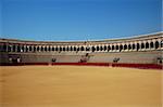 Beautiful bullfight arena in Spain.