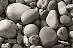 Beach stones of The Burren in County Clare, Ireland