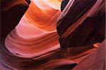 Sandstone patterns in Lower Antelope Slot Canyon, Page, Arizona.