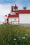 Building at the Cape Bonavista Lighthouse in Newfoundland, Canada - travel and tourism.