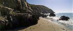 cornish coast kennack sands beach cornwall england uk