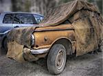 Photo of old car made in Moscow.