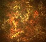 flame fractal Background in fiery colors