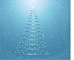 Abstract  Christmas Tree - vector