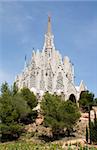 Sanctuary of Montserrat in Montferri ( Alt Camp ), Tarragona province, Catalonia, Spain. By modernist architect Josep Maria Jujol