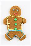 Gingerbread man cookie.