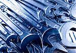 There are different kinds of tools - open-ended and combination spanners.