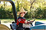 Little Farmer on Driving a Big Tractor