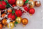 Colorful Christmas ornaments